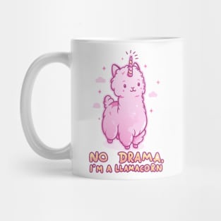 No Drama, I'm a Llamacorn - Cute Unicorn Llama Gift Mug